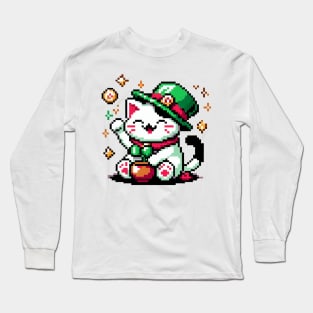 ST Patricks Cat Long Sleeve T-Shirt